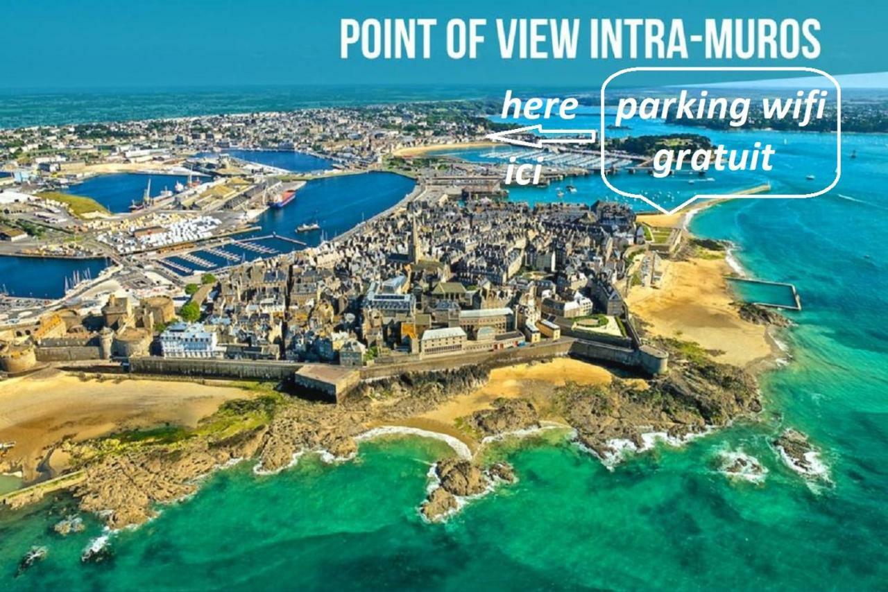 Logement Entier Saint Malo Vue Mer, Proche Ferry, Commerces Et Plage Solidor 50 M Экстерьер фото